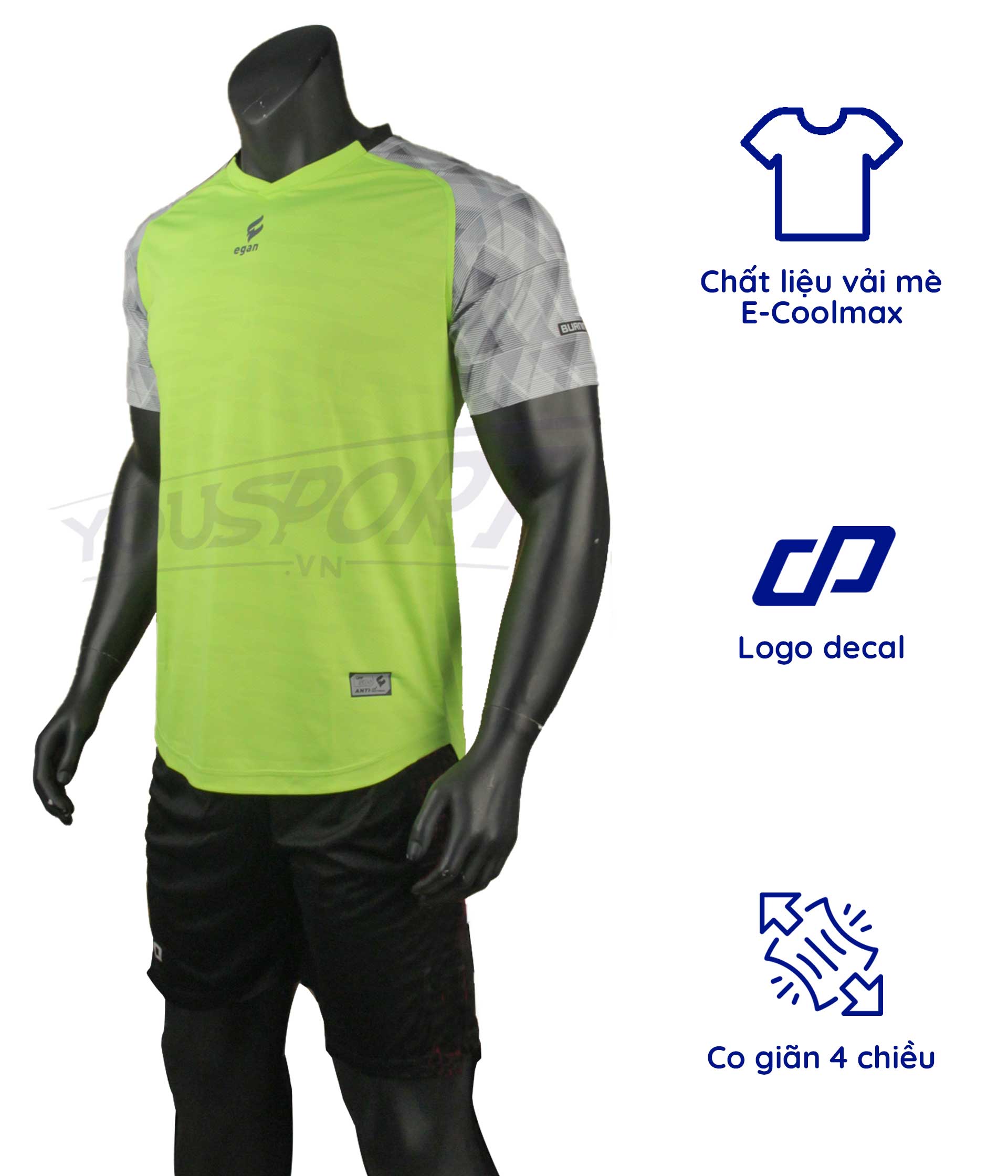 Quấn áo bóng đá Egan Alpha | YouSport